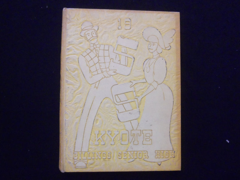 1959 THE KYOTE BILLINGS SENIOR HIGH SCHOOL YEARBOOK - BILLINGS, MONTANA- YB 3339