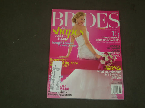 2010 JULY BRIDES MAGAZINE - NICE COVER, PHOTOS & ARTICLES - B 2196