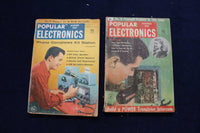 1957-1958 POPULAR ELECTRONICS MAGAZINES - LOT OF 6 - O 3387