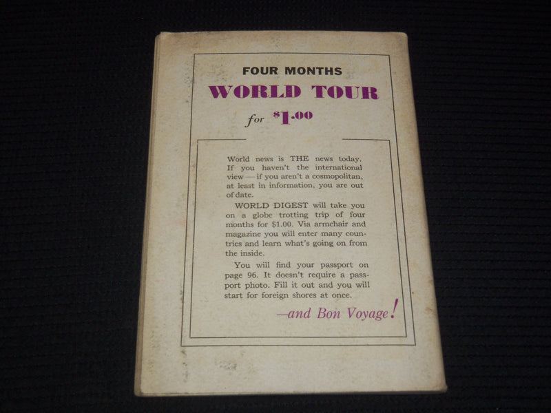1936 OCTOBER WORLD DIGEST MAGAZINE - DALE CARNEGIE - PEARL S. BUCK - K 1030