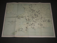 1926 CATHEDRALS HARDCOVER BOOK W/ 74 ILLUSTRATIONS - MAP - KD 4465