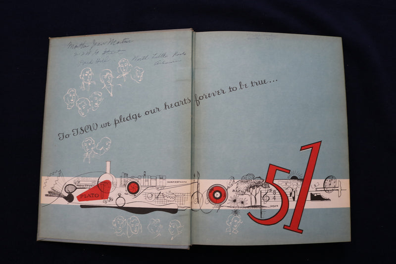 1951 DAEDALIAN TEXAS STATE COLLEGE FOR WOMEN YEARBOOK - DENTON, TX - YB 3440