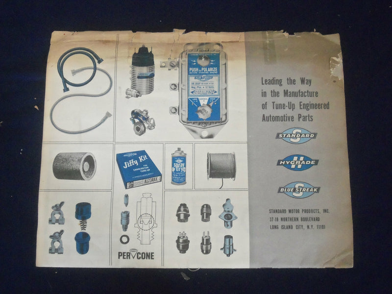 1970 STANDARD PLUS IGNITION & CARBURETOR TUNE UP SPECIFICATIONS - J 6466