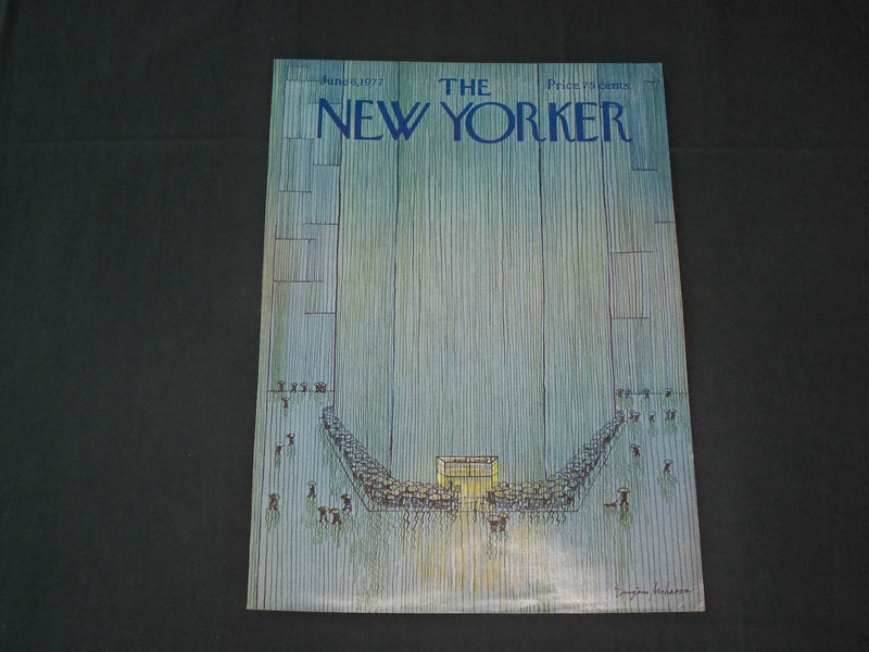 1977 JUNE 6 NEW YORKER MAGAZINE FRONT COVER ONLY - GREAT ART FOR FRAMING