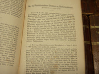 1876-1890 UGESKRIFT FOR RETSVAESEN DANISH BOUND VOLUMES LOT OF 16 - R 26