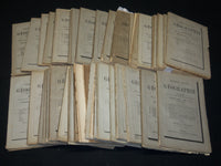 1877-1904 SOCIETE BELGE DE GEOGRAPHIE BULLETIN LOT OF 108 ISSUES - MAPS - WR 141