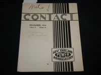 1934 DECEMBER CONTACT NEW ENGLAND POWER MAGAZINE - VOLUME 15 NO. 12 - J 6662