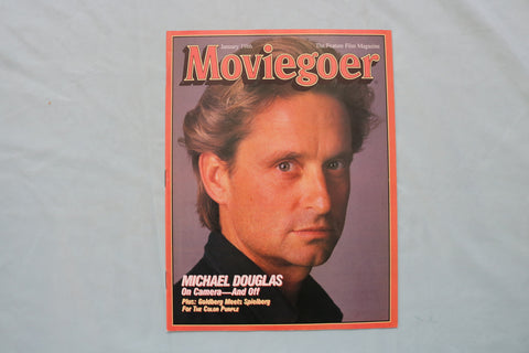 1986 JANUARY MOVIEGOER MAGAZINE - MICHAEL DOUGLAS COVER - E 19839