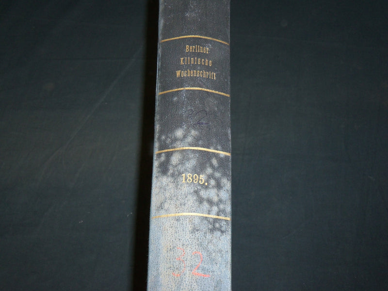 1895 JAN-DEC BERLINER KLINISCHE WOCHENSCHRIFT MAGAZINE BOUND VOLUME - KD 3644A