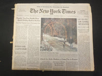 1998 DEC 25 NEW YORK TIMES NEWSPAPER -4-DAY COLD SPELL SLAMS CALIFORNIA- NP 7048