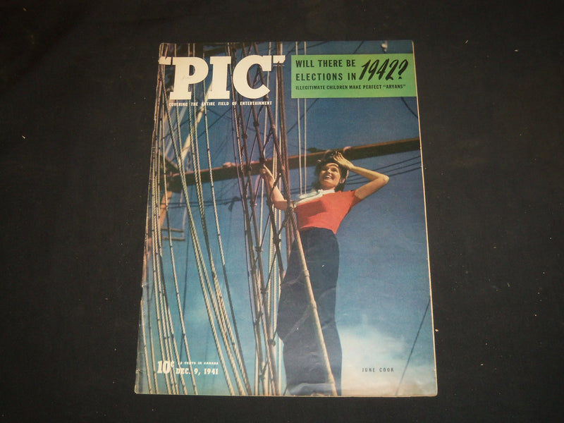 1941 DECEMBER 9 PIC MAGAZINE - JUNE COOK COVER - ST 5291