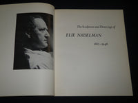 1975 THE SCULPTURE AND DRAWINGS OF ELIE NADELMAN SOFTCOVER BOOK - D 388