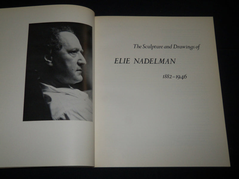 1975 THE SCULPTURE AND DRAWINGS OF ELIE NADELMAN SOFTCOVER BOOK - D 388