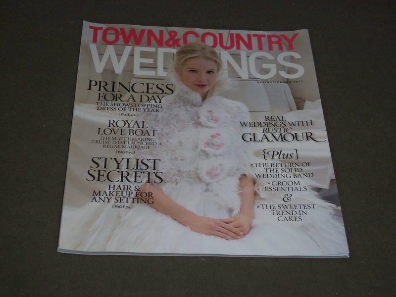2013 SPRING/SUMMER TOWN & COUNTRY MAGAZINE - WEDDINGS COVER - SP 2730