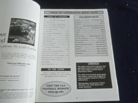 2000 OCTOBER 28 FOOTBALL PROGRAM - COAST GUARD VS PLYMOUTH STATE UNIV - SP 1215L