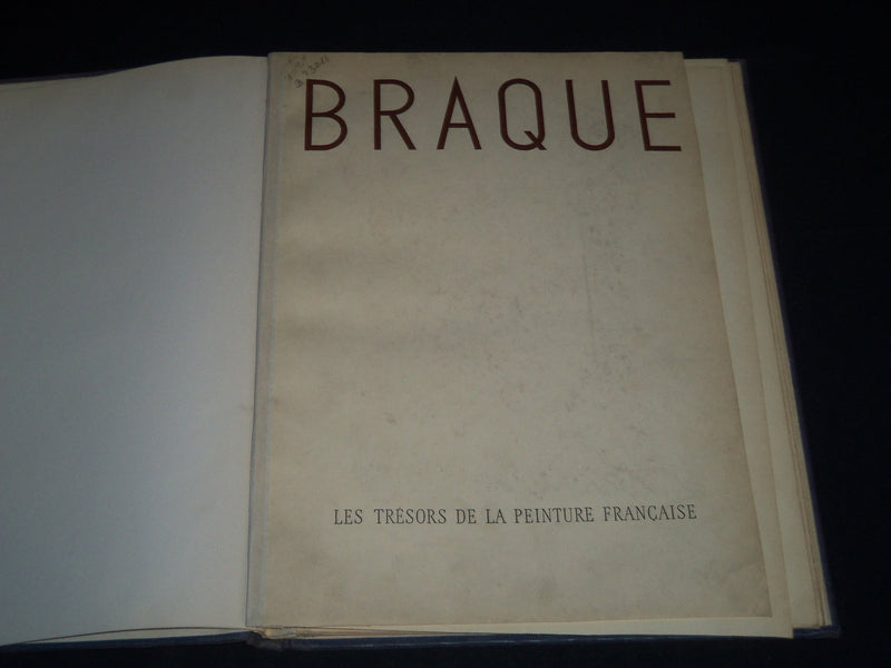1946 BRAQUE LE RECONCILATEUR VOLUME BY FRANCIS PONGE - GREAT PRINTS - Z 98