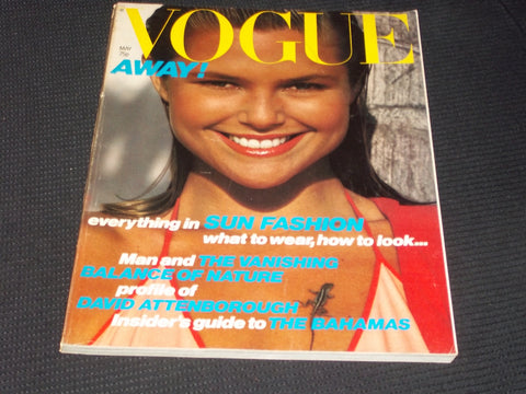 1979 MAY VOGUE UK MAGAZINE - NICE FASHION FRONT COVER - E 5645
