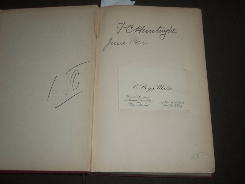 1912 PENAL SERVITUDE BY E. STAGG WHITIN VOLUME - KD 4401