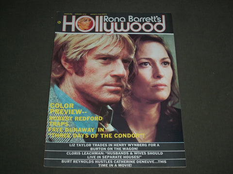 1976 JANUARY RONA BARRETT'S HOLLYWOOD MAGAZINE - ROBERT REDFORD & DUNAWAY- M 221