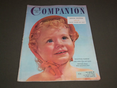 1952 JULY WOMAN'S HOME COMPANION MAGAZINE - GREAT COVER AND STORIES - SP 7091