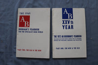 1968-1972 AB BOOKMAN'S YEARBOOK - LOT OF 4 - O 3895