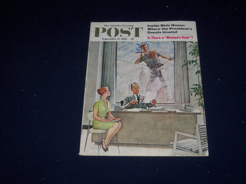 1960 SEP 17 THE SATURDAY EVENING POST MAGAZINE - NORMAN ROCKWELL COVER- SP 5737