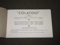 1920'S COLATOUT - TEINTER AVEC LES OXYDES FRENCH CATALOGUE - FR 728