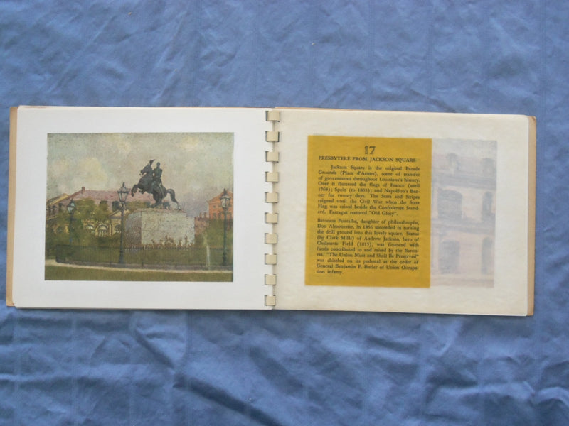 1964 EARLY VIEWS OF THE VIEUX CARRE SOFTCOVER BOOK BY WILLIAM WOODWARD - K 303