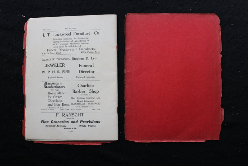 1909 DECEMBER THE ORANGE MAGAZINE - CHRISTMAS NUMBER - WHITE PLAINS - K 2204