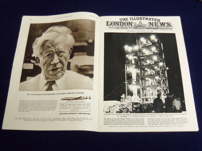 1956 DECEMBER 22 ILLUSTRATED LONDON NEWS MAGAZINE - FIRST TEST ROCKETS - 8075