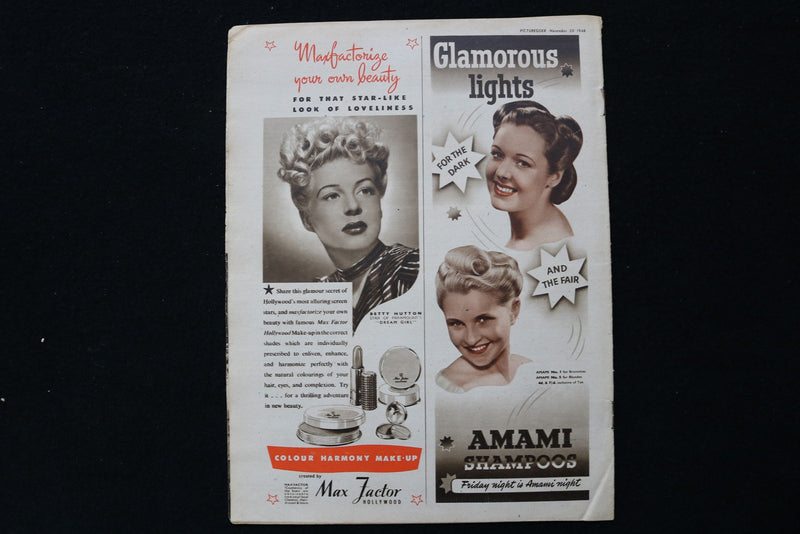 1948 NOVEMBER 20 PICTUREGOER MAGAZINE - MARLENE DIETRICH COVER - E 25960