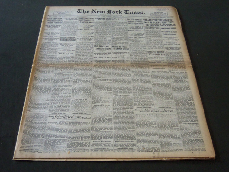 1929 JAN 22 NEW YORK TIMES - CHICAGO KEEPS UP DRIVE TO WIPE OUT CRIME - NT 6625