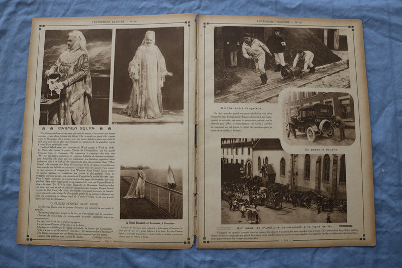 1916 MARCH 18 L'EVENEMENT MAGAZINE - A LA PORTE DU TOMBEAU - FRENCH - NP 8648