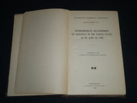 1906 INTERCORPORATE RELATIONSHIPS OF RAILWAYS IN THE UNITED STATES BOOK- KD 5486