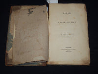 1825 HADAD - A DRAMATIC POEM - BOOK BY JAMES A. HILLHOUSE - NEW YORK - KD 4585W