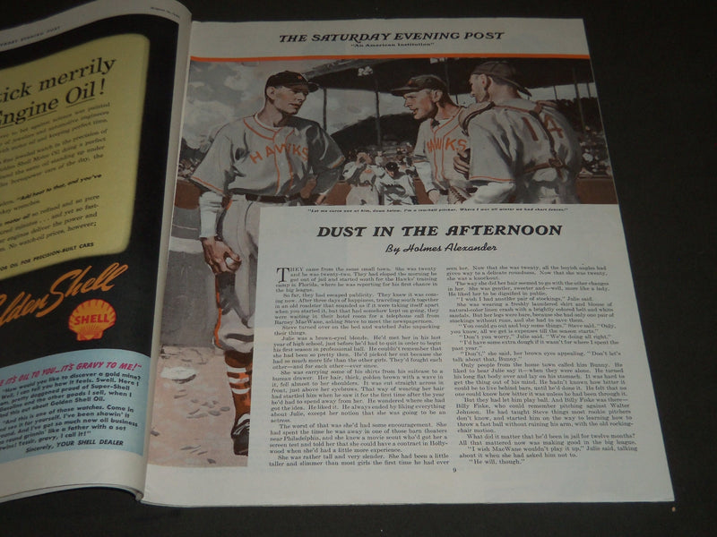 1940 AUGUST 10 THE SATURDAY EVENING POST MAGAZINE - ILLUSTRATED COVER - SP 255