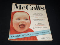 1957 JANUARY MCCALL'S MAGAZINE - NICE COLOR COVERS & ADS - E 1107