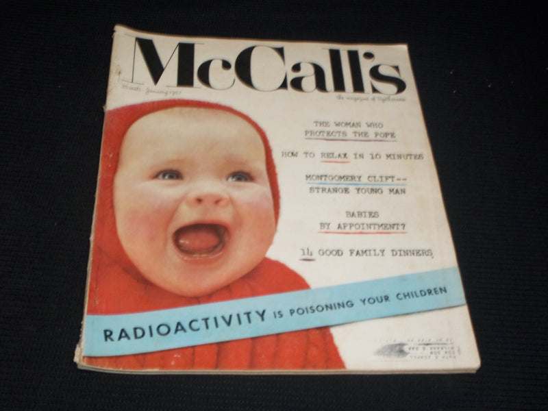 1957 JANUARY MCCALL'S MAGAZINE - NICE COLOR COVERS & ADS - E 1107