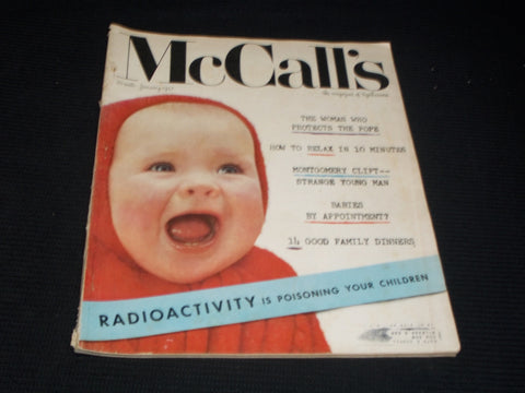 1957 JANUARY MCCALL'S MAGAZINE - NICE COLOR COVERS & ADS - E 1107
