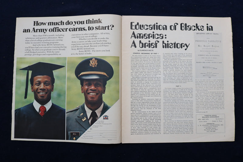1974 APRIL-MAY NATIONAL SCENE NEWSPAPER SUPPLEMENT - CHARLOTTE GRIMKE - NP 8832