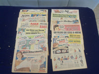 1930'S-1940'S LAUNDRY DETERGENT PRODUCTS COLOR COMICS ADS - LOT OF 54 - NP 5246