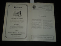 1941-1942 NEW HAVEN SYMPHONY ORCHESTRA FIRST CONCERT PROGRAM - J 5465