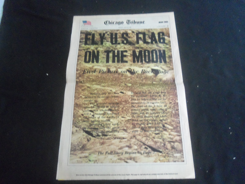 1969 AUGUST 13 CHICAGO TRIBUNE NEWSPAPER SUPPLEMENT - MAN ON THE MOON - NP 5864