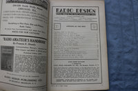 1929 WINTER RADIO DESIGN SOFTCOVER HANDBOOK - PILOT P.E.6 SCREEN GRID - K 317