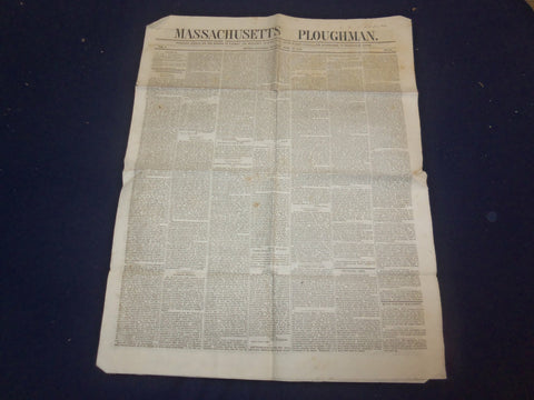 1848 JUNE 17 MASSACHUSETTS PLOUGHMAN NEWSPAPER- GENERAL TAYLOR PRISONER- NP 5151