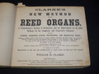 1869-1883 PARLOR & RED ORGANS BOOK LOT OF 2 - CLARKE'S REED - KD 2951O
