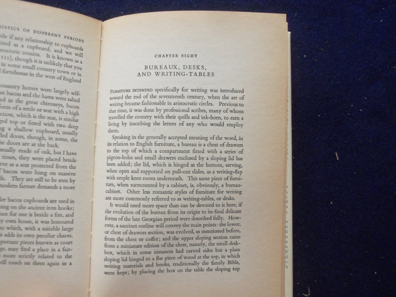 1964 OLD FURNITURE HARDCOVER BOOK BY EDWARD WENHAM - KD 8400