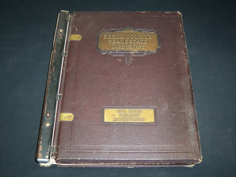 1981-1982 ESSEX COUNTY NEW JERSEY REAL ESTATE DIRECTORY BOOK - KD 3039