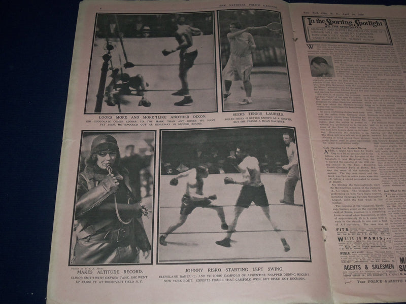 1930 APR 19 NATIONAL POLICE GAZETTE - JEANETTE LOFF - HELEN MOODY - SP 3061