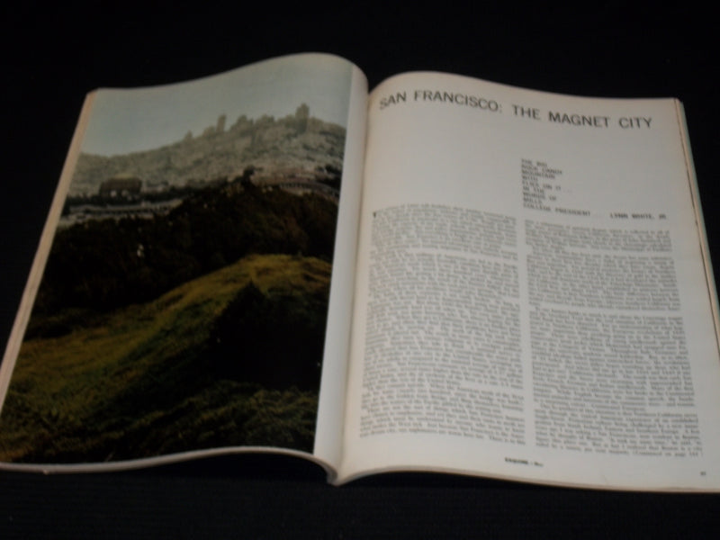 1958 MAY ESQUIRE MAGAZINE - SAN FRANCISCO FRONT COVER - E 1019